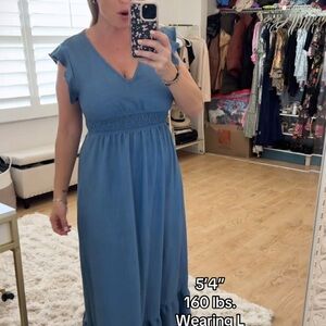 Blue Women's maxi Dress